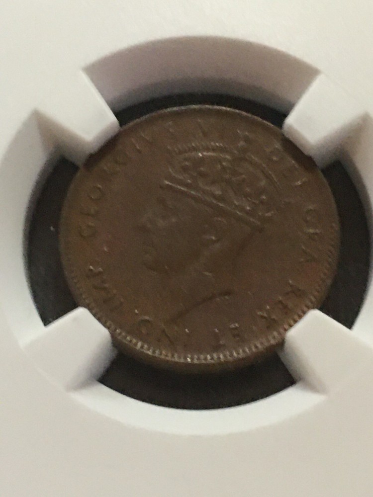 1944c NGC Graded Newfoundland Small Cent 1¢**EF-45** Cert# 024