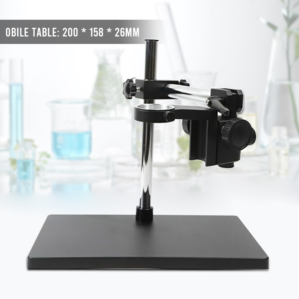 Adjustable Heavy-Duty Microscope Boom Stand with Multi-Axis Rotation