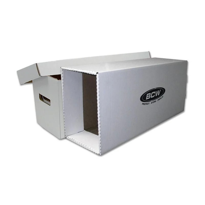 5 pack Long Comic Book Storage Boxes and Houses BCW Stackable Current or Silver