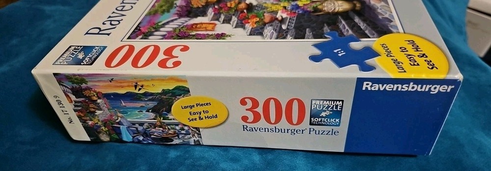 Ravensburger Santorini Sunset Large Format Jigsaw Puzzle (300pcs)