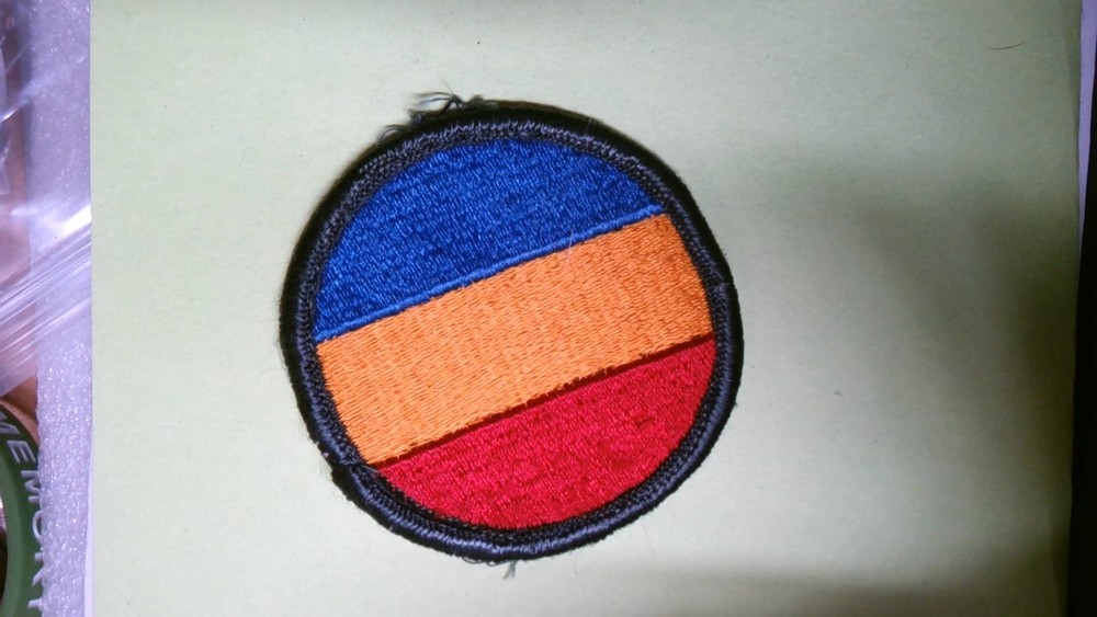 MILITARY PATCH SEW ON COLORED US ARMY REPLACEMENT CENTER AND SCHOOL COMMAND