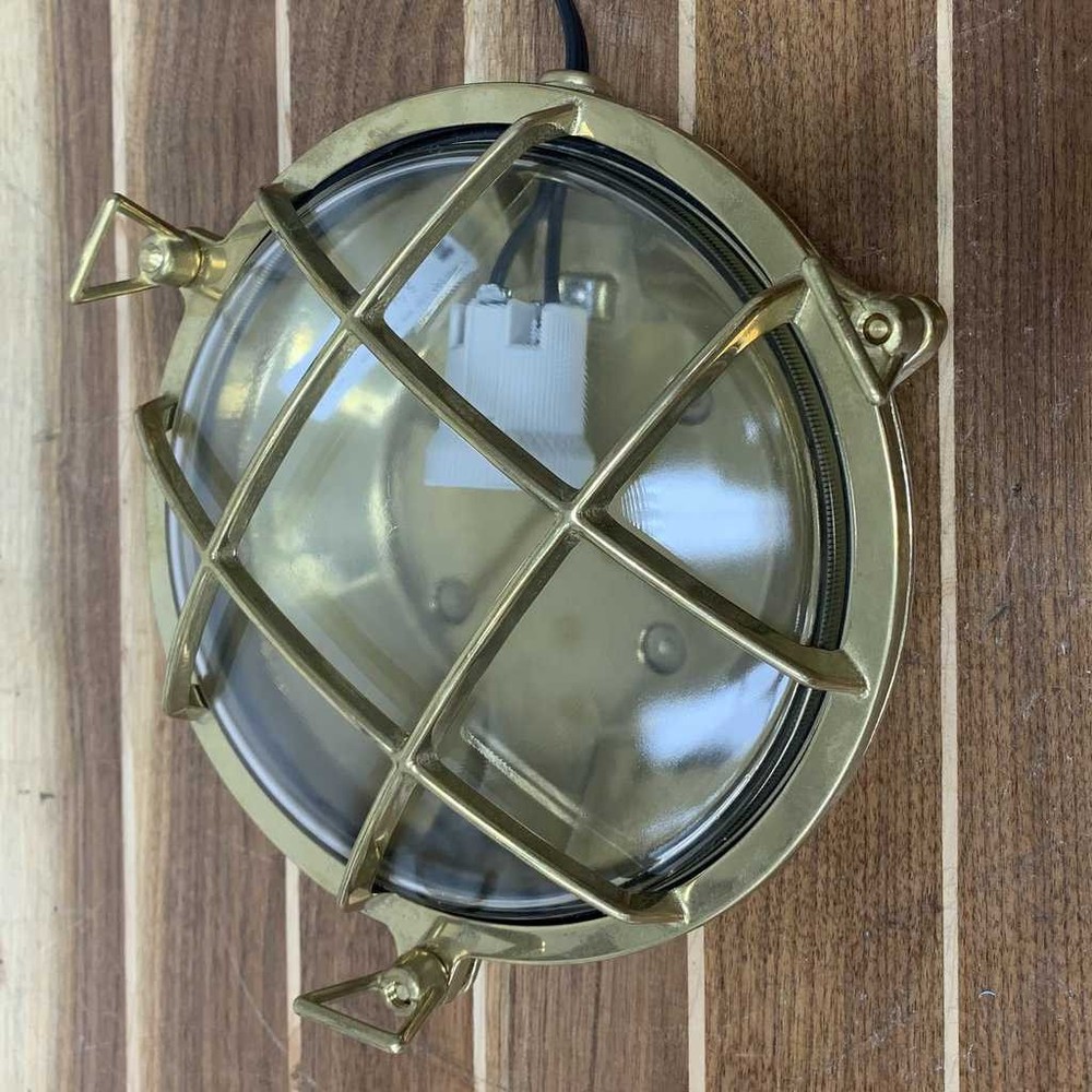 Brass Four Bar Ceiling Light