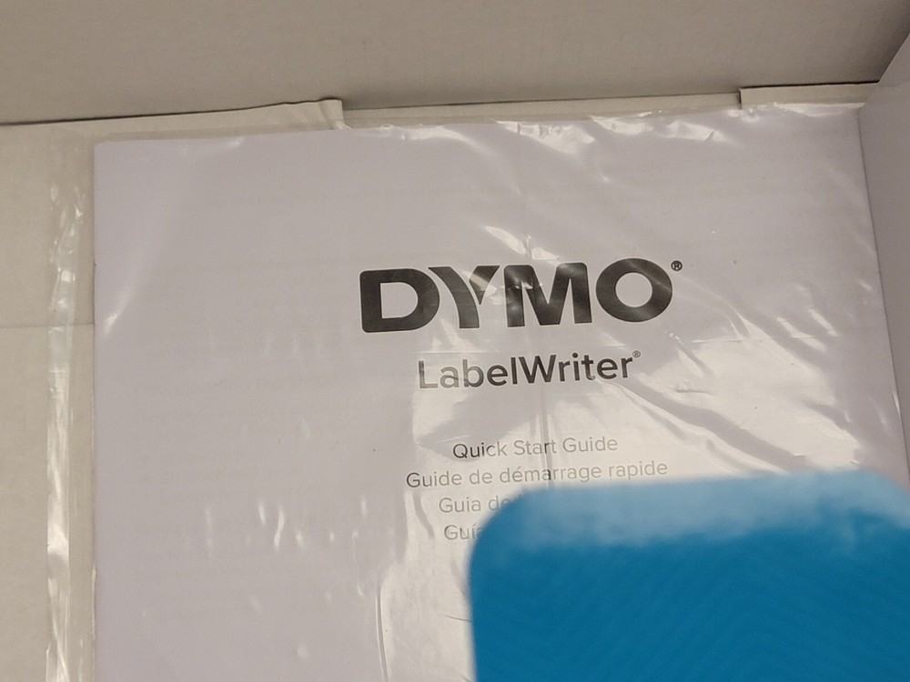 Dymo 450 Turbo Printer (1752265) W/Adapter, USB, Power Cables & Print