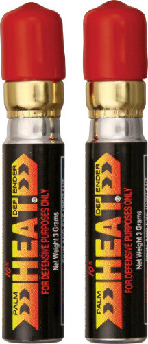 ASP Palm Defender ORMD Twin Pack Heat Insert. Contains two Oleoresin Capsicum ae