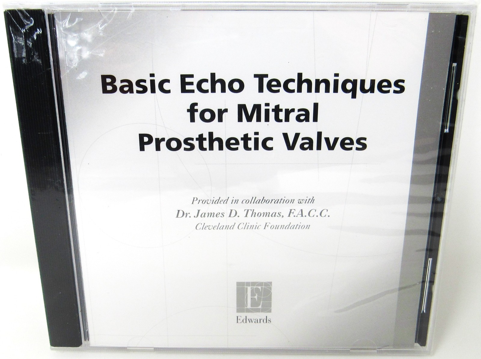 Basic Echo Techniques Mitral Prosthetic Valves Med Education CD-ROM Vintage New
