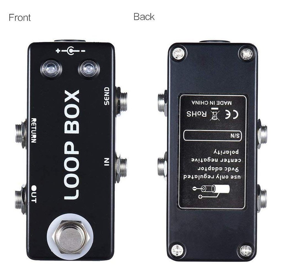 YMUZE Moskyaudio Mini Loop Box Guitar Effect Pedal with Channel Selection Tru...