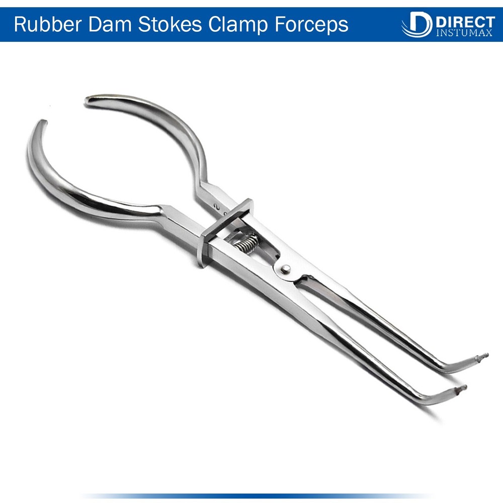 Endodontic Rubber Dam Clamp Set Universal Stoke Forceps for Upper & Lower Molar