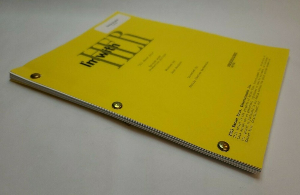 I'M WITH HER / Jack Burditt 2003 TV Script, Robert Englund "All About Evil"