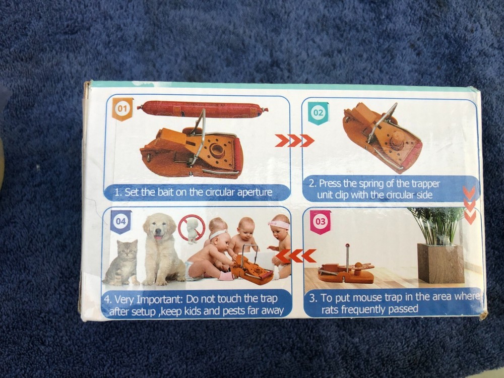 Colorful Mouse Trap 6 Pack