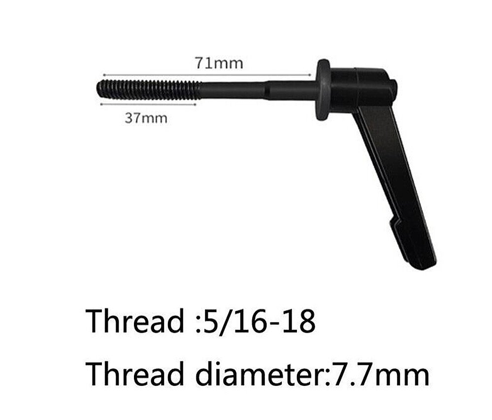 Milling Machine Bolt Handle Quill Lock Sleeve Vertical Mill Tool 2Set