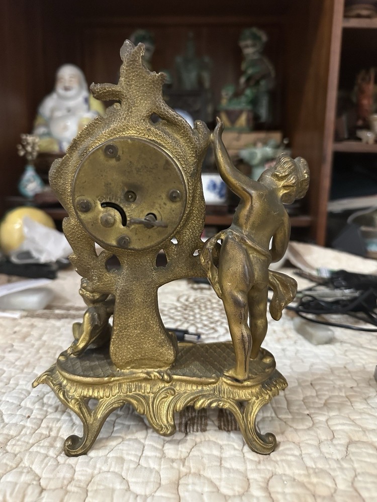 gilt bronze clock