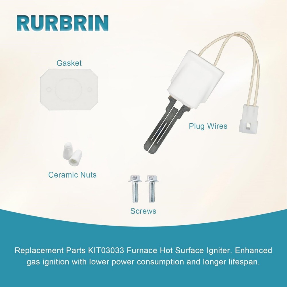 Furnace Ignitor Replacement For Trane Models Replace AF3033 KIT-3033 DS010KX