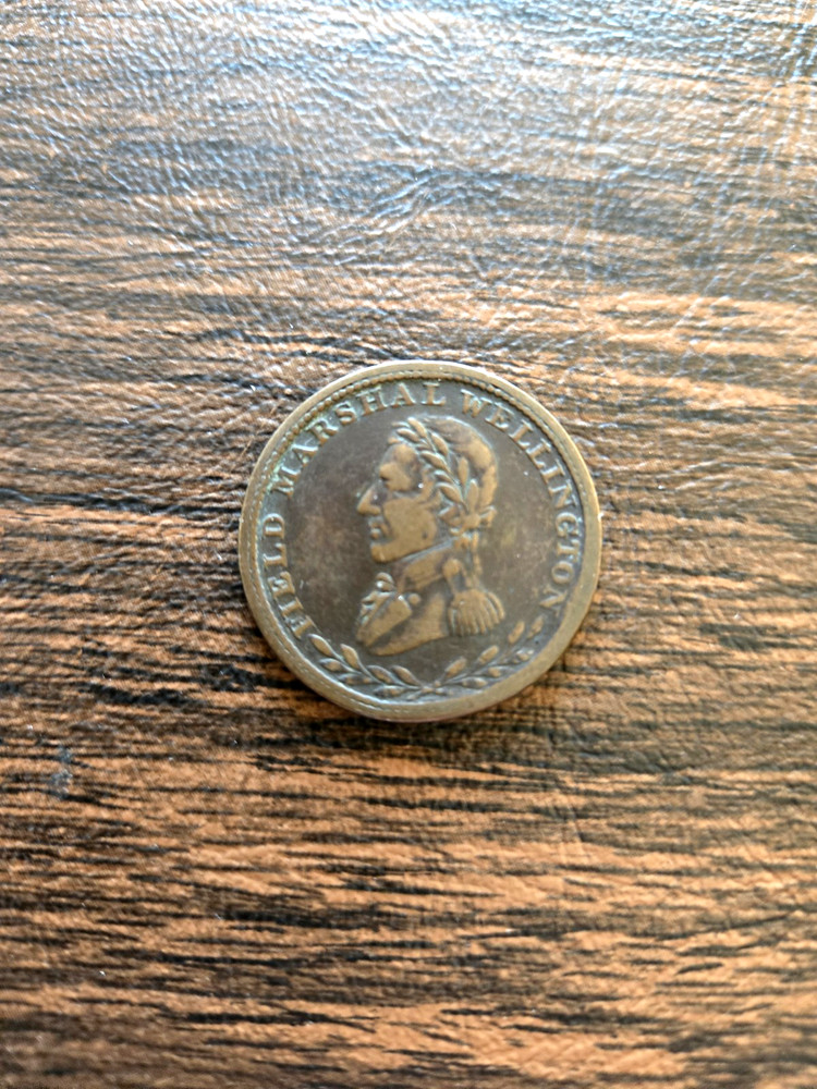 1813 Canada Wellington Half Penny Token - solid GOOD