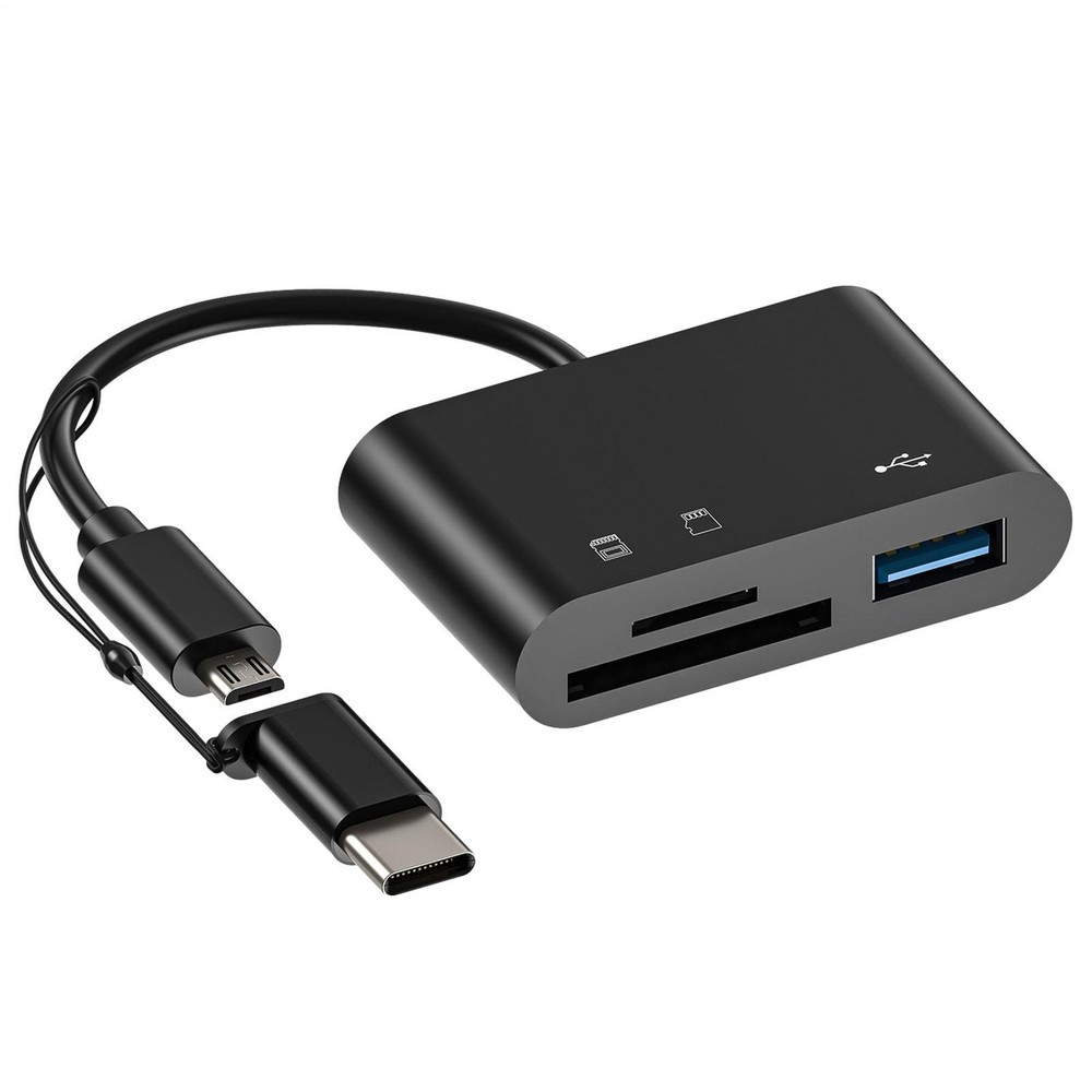 Type C USB OTG Adapter SD/TF Card Reader For Samsung Android Phone