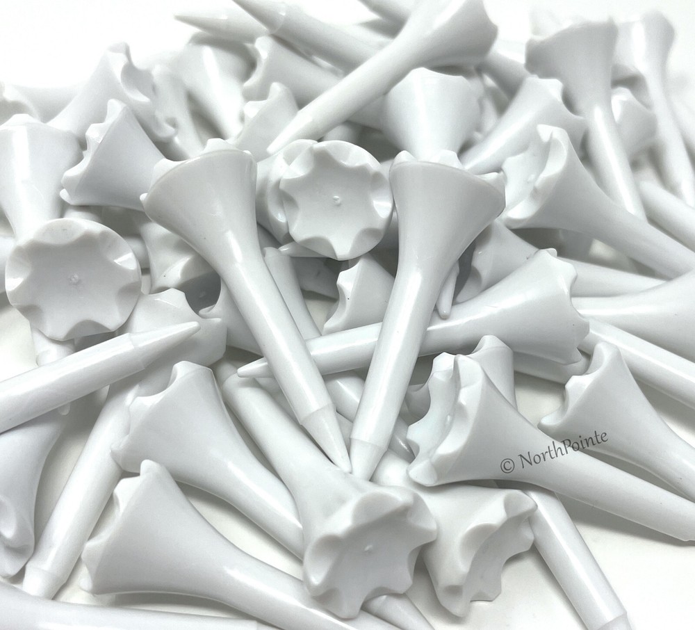 Range Golf Tees ~  1 ½” Plastic Golf Tees 50 Count BULK (Great Par 3's as well)