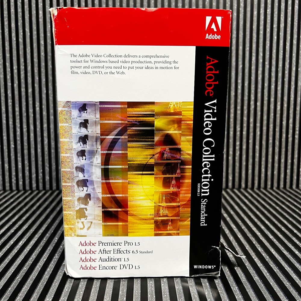 Adobe Video Collection Standard Version 2.5 with Books and CD's & serial numbers