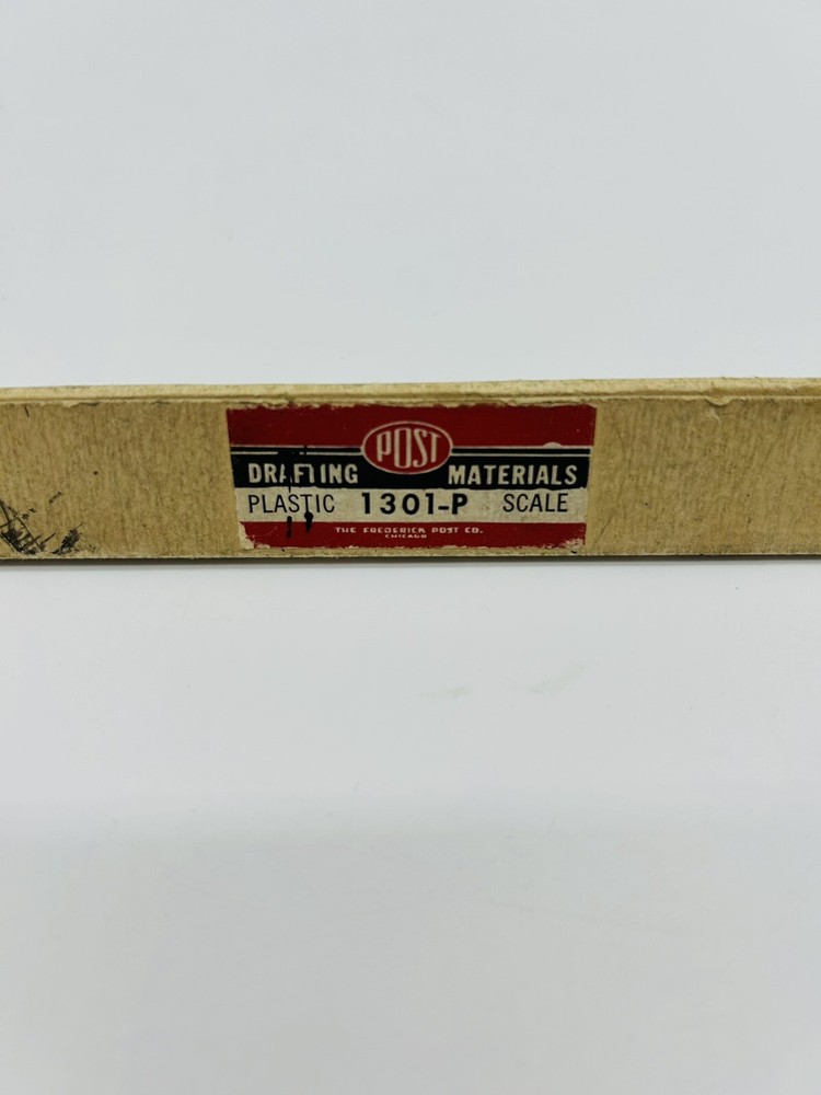 Vintage Architect Triangle 3 Sided Drafting Ruler Scale POST 1301P Made in USA