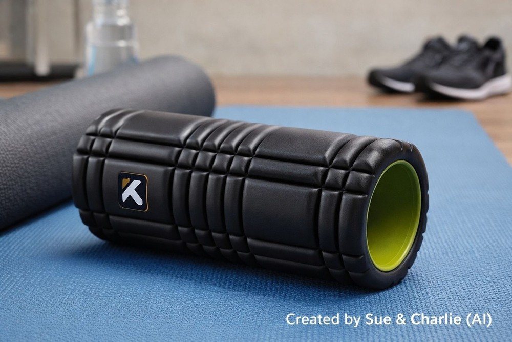 Trigger Point GRID Foam Roller Black Massage Roller Exercise Recovery Gym Therap