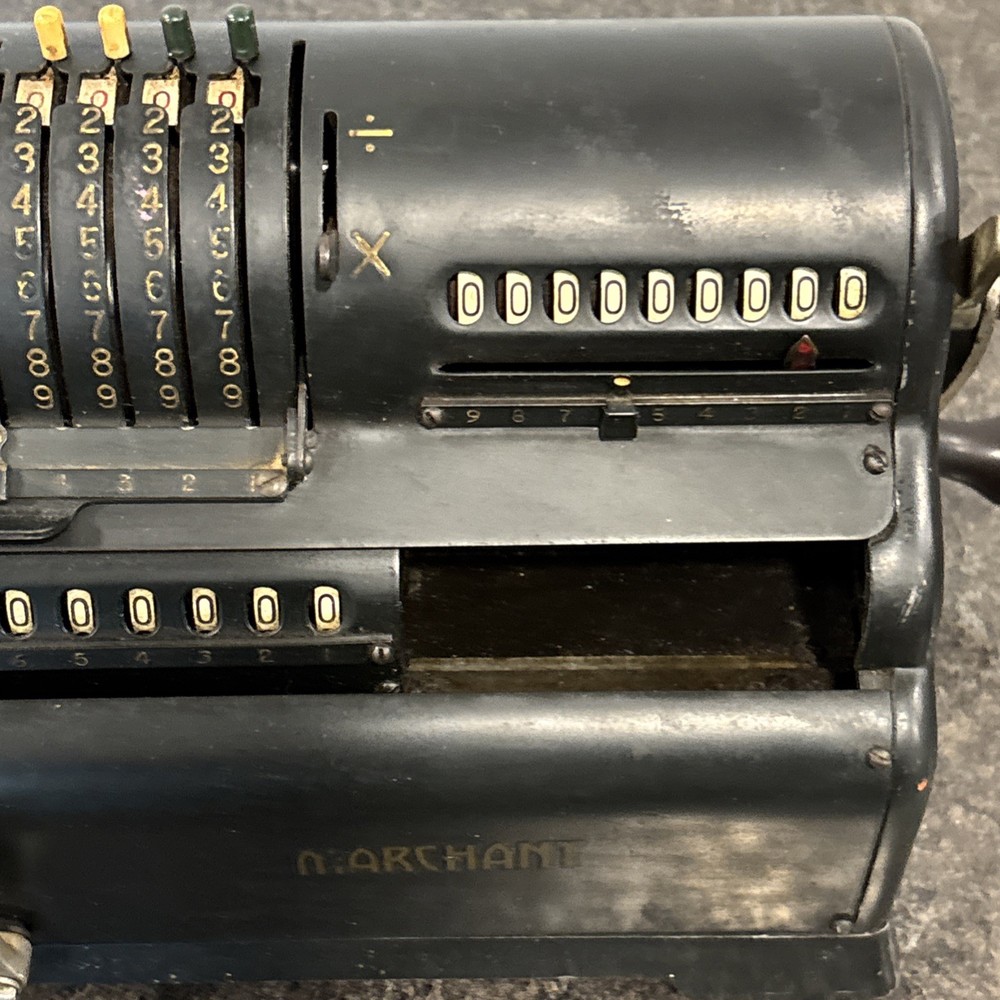 Antique Marchant Adding Calculating Machine Pony WORKING RARE 1920’s🔥