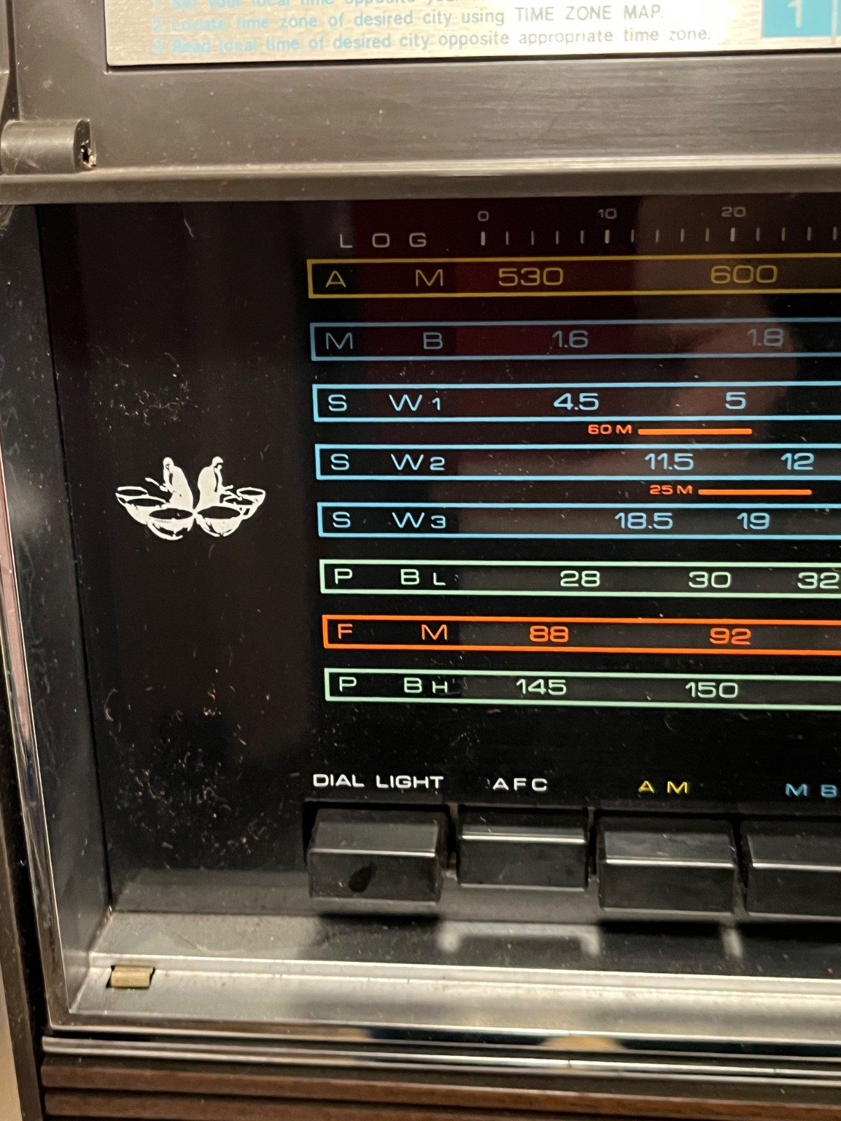 Longines Symphonette Pathfinder 8000 Multiband Radio, Model 8713, GC & WORKING