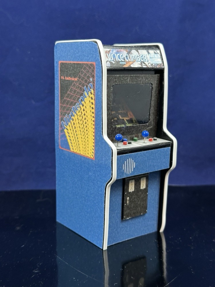 Custom Mini Arcade Machine Model (1:18 Scale): Ice Climber