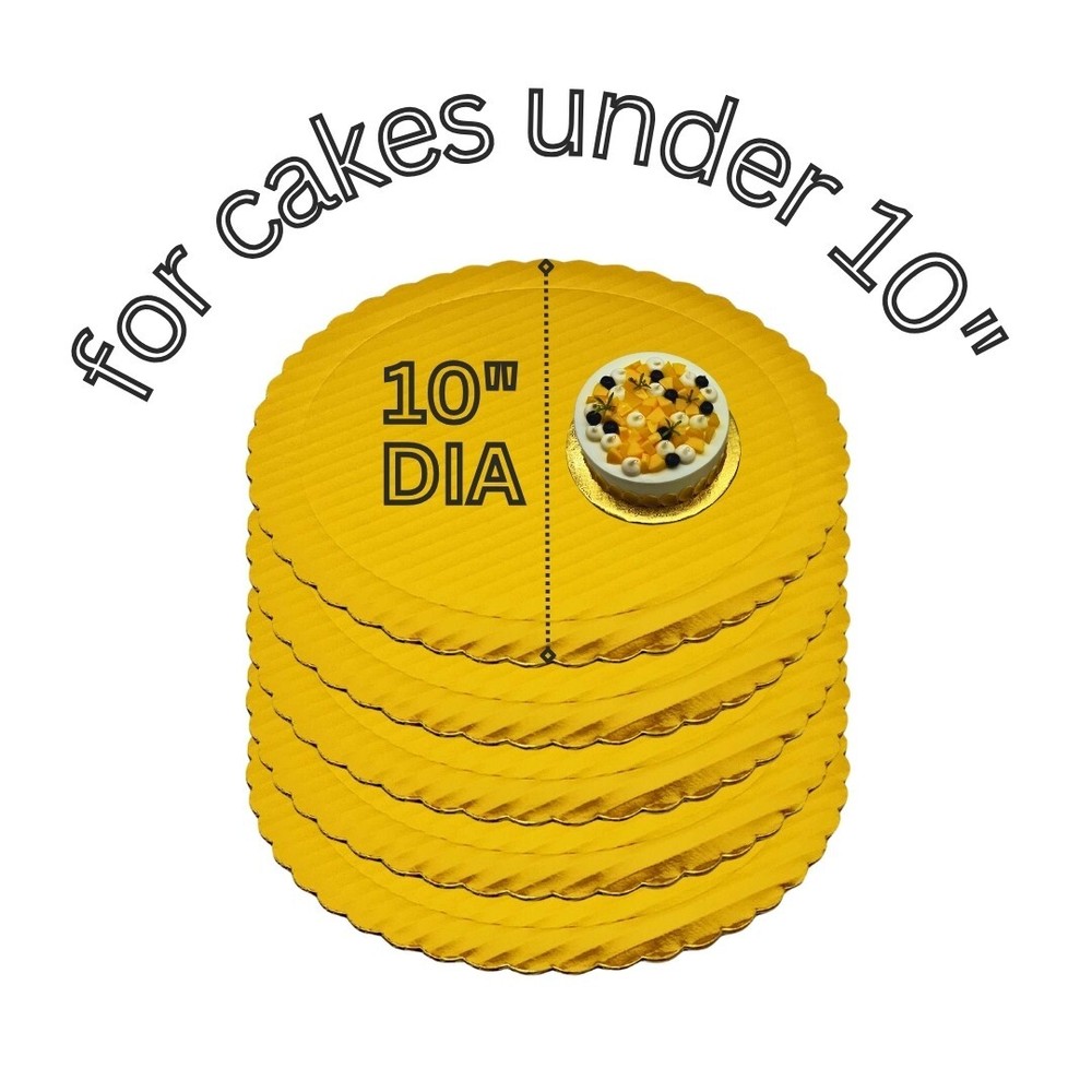 10"x10"X5" Cake Box & Board Bundle (12 sets)