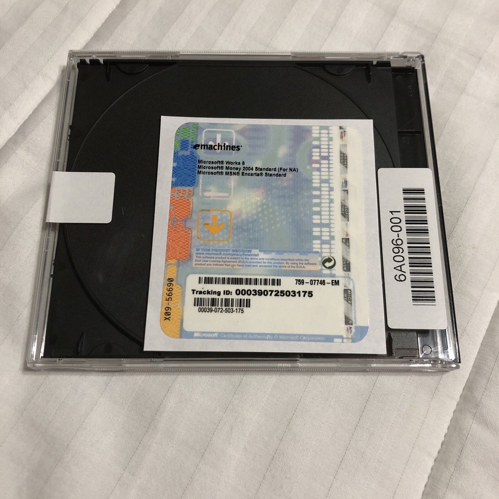 emachines T2984 Restore DVD - Sealed