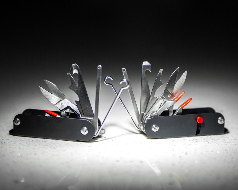 Easy open Multi tool Zipper Pull Button Hook ATM Grabber Jar Can Opener
