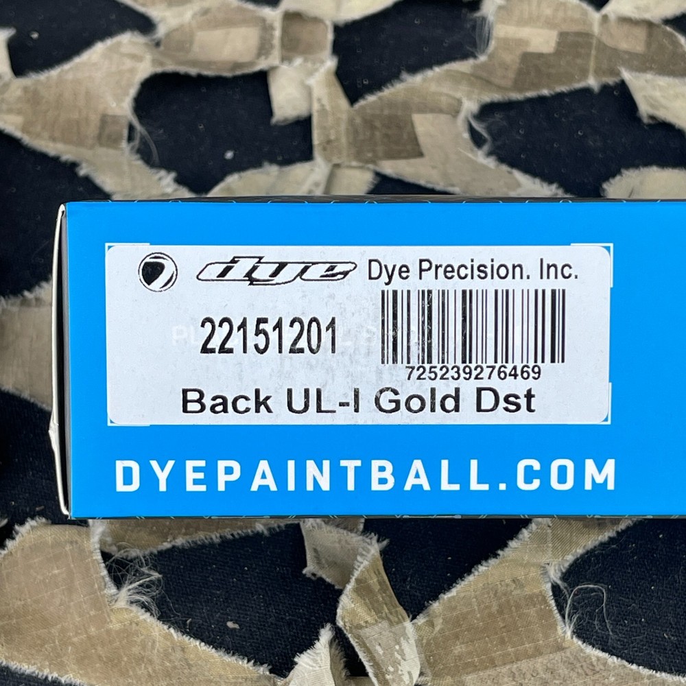 NEW Dye UL-I Barrel Back - Autococker Threaded - Dust Gold