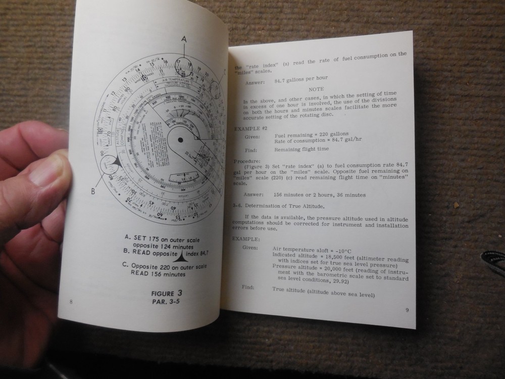 1970 Vietnam War OPERATING INSTRUCTIONS FOR SUPERSONIC COMPUTER Dead Reckoning