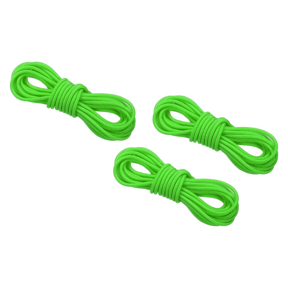 3pcs Archery D Loop Rope 10FT Bow String Release Nocking Loop Bright Green