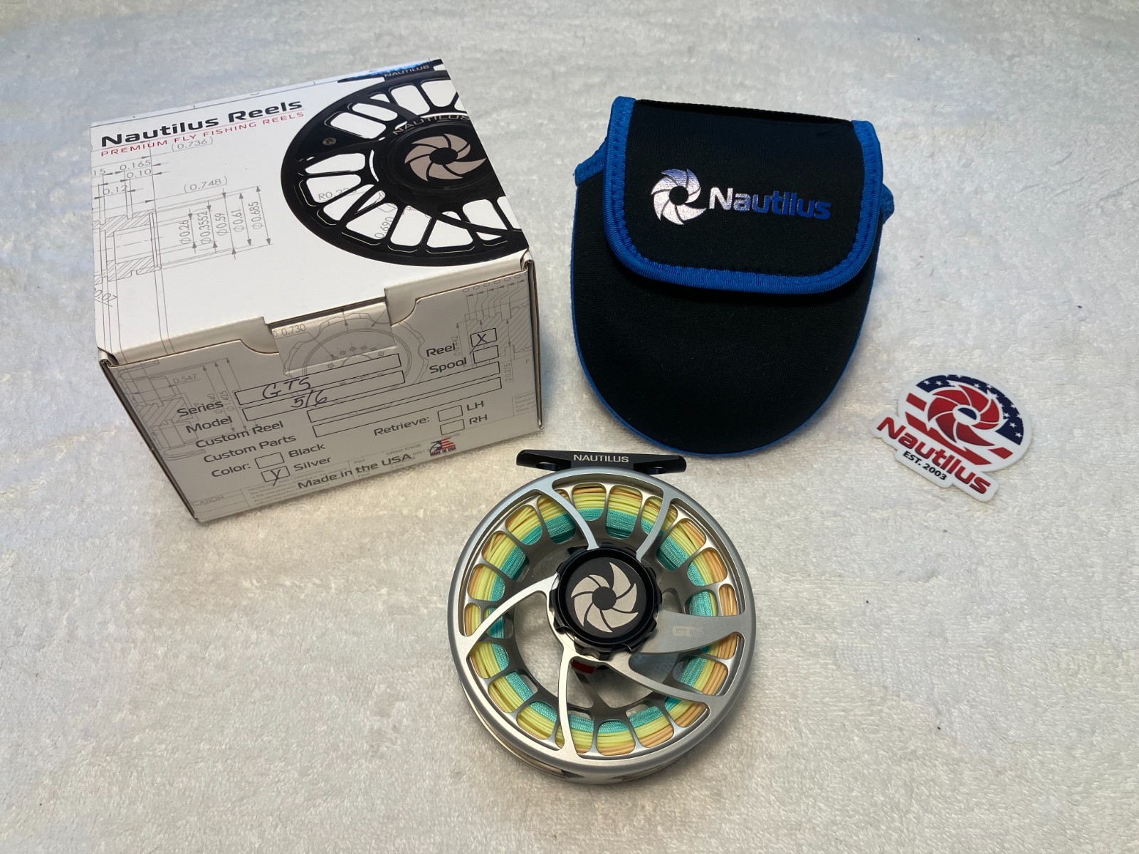 Nautilus GTS 5/6 (Silver) with 6WT Line