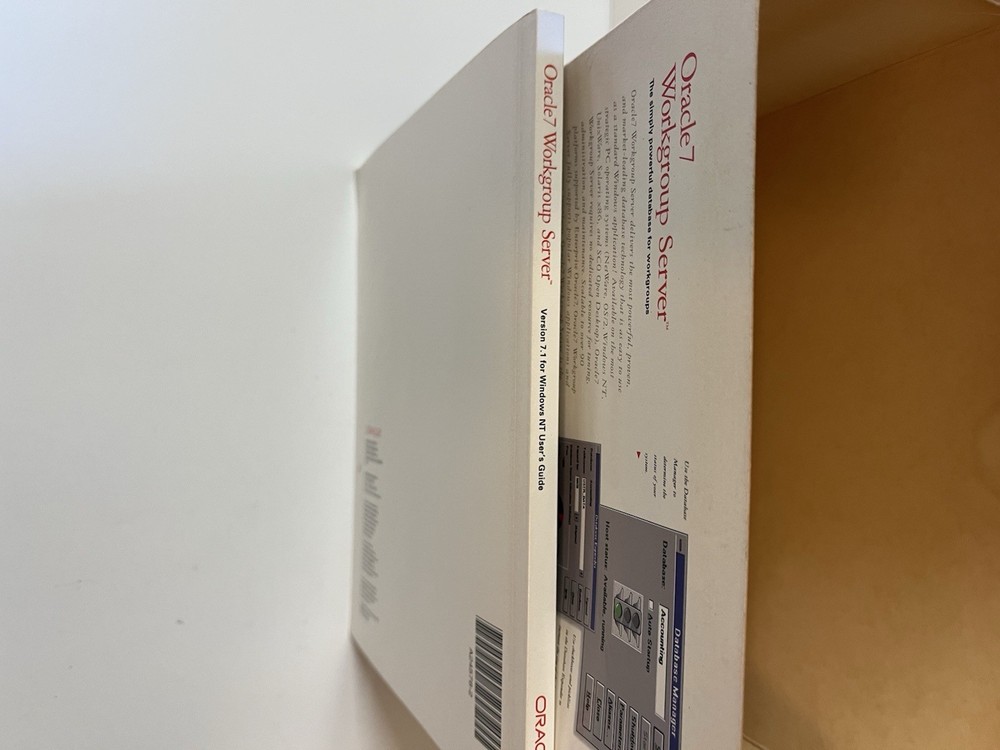 Oracle7 Workgroup Server Release 7.1 For MS Windows NT New Never Installed "OB"