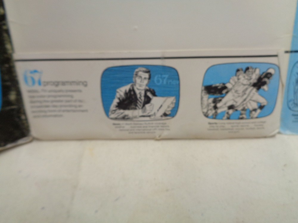 UHF Channel 67 Long Island TV 1973 local NYC pre-cable Station paperweight OLD