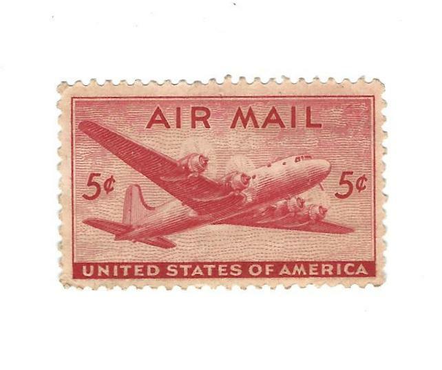 STAMP US SCOTT C32 "DC-4 Skymaster" 5 CENT 1946 MNH