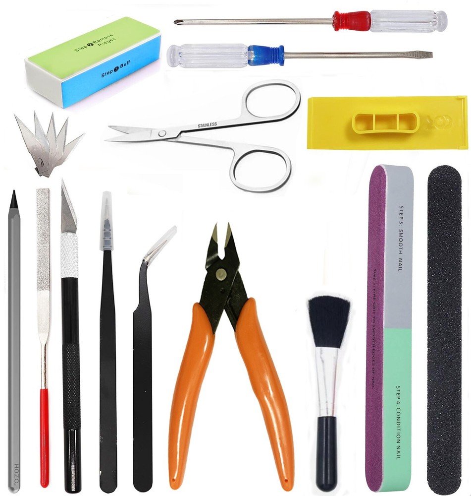 14PCS Model Tools Kit Hobby Building Tools Combo Set