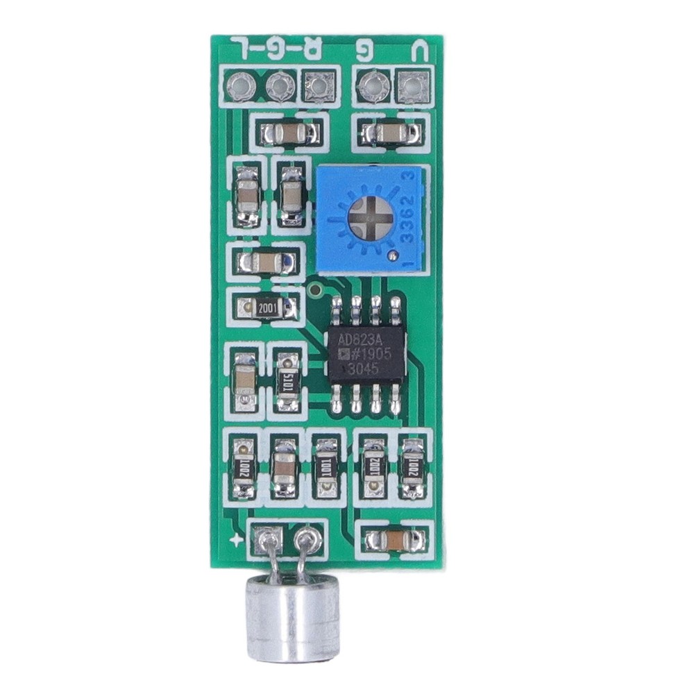 Microphone Pickup Module Dual Channel Output Adjustable Gain Amplifier Board For