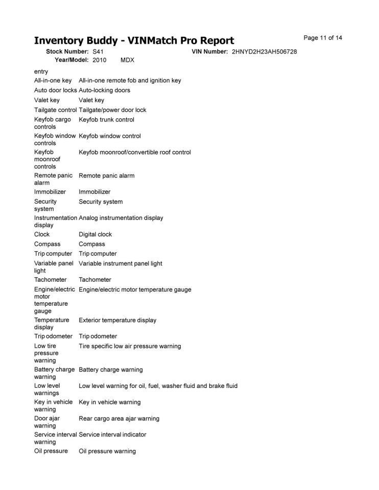 MDX 2010 Transmission Shift 1113660