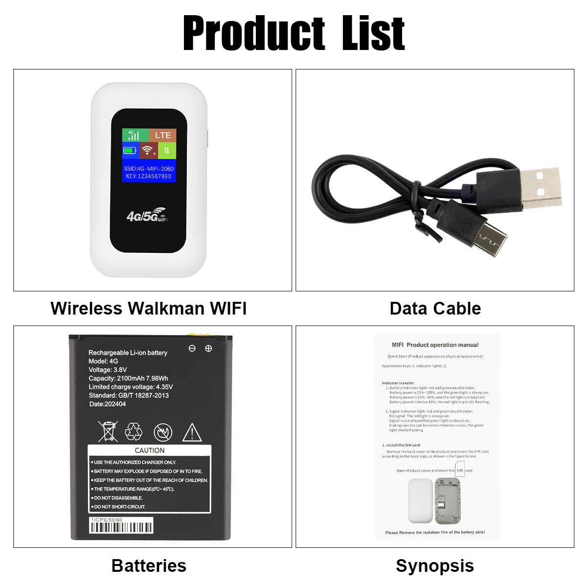 UNLOCKED Mobile Wifi 5G 4G SMART WIFI BOX Portable Modem Mifi Hotspot 150Mbps