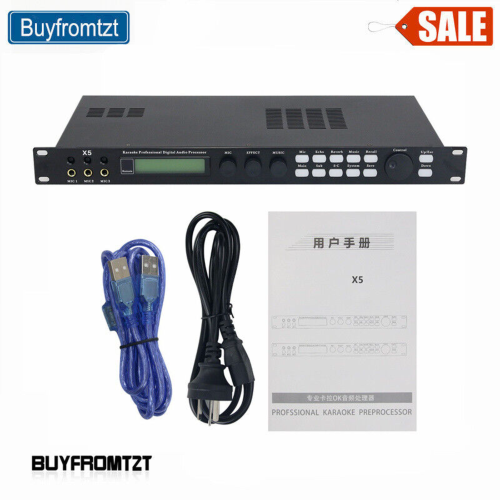 X5 Effect Processor Karaoke Effector Home Karaoke Digital Audio Processor Reverb