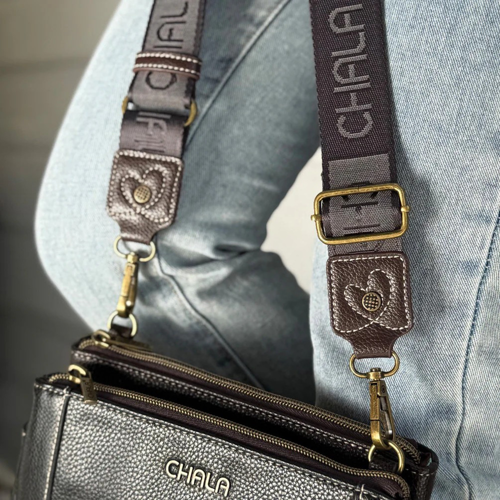 CHALA PREMIUM LOGO STRAP BLACK