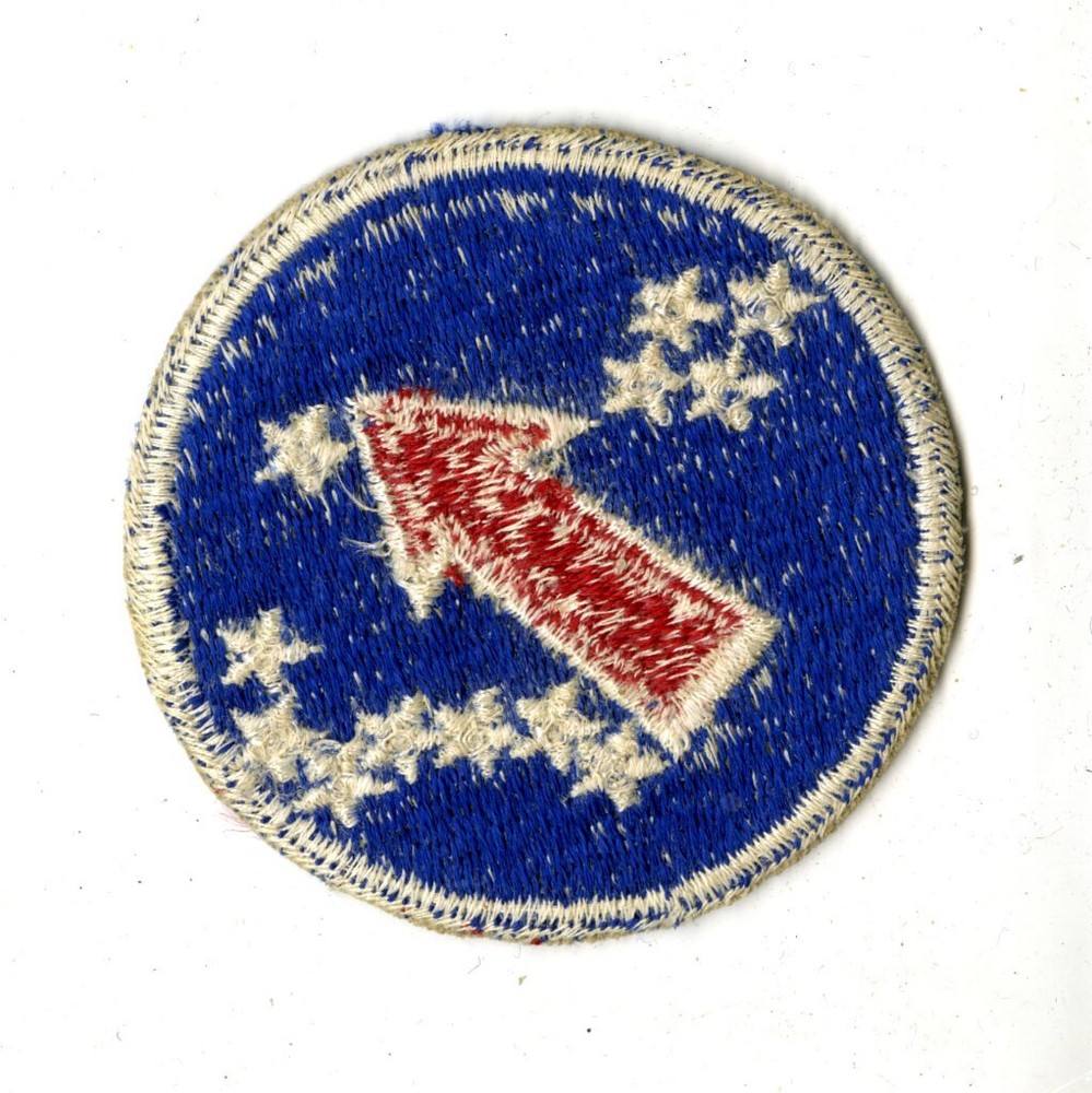 US Army Pacific Ocean Areas White Back Patch WWII Vintage