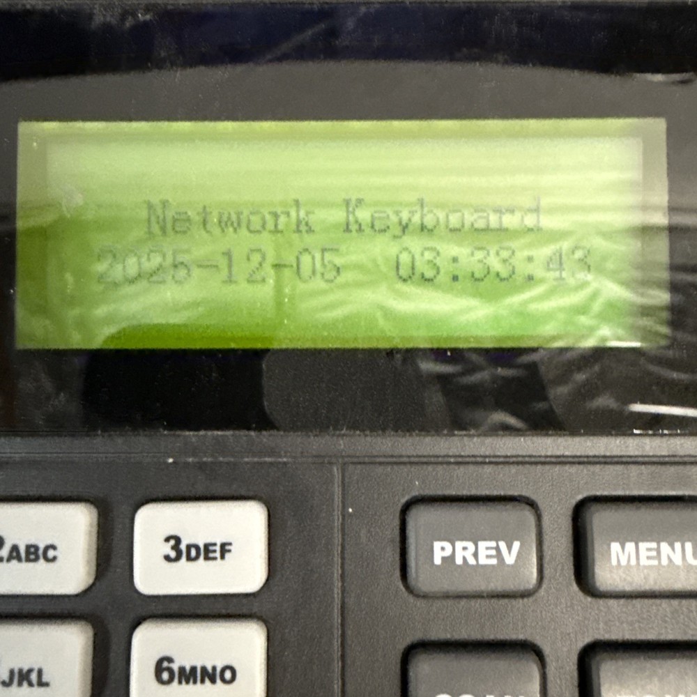 Net Key Board Controller Model KB210 For Surveillance Systems-W/Adapter