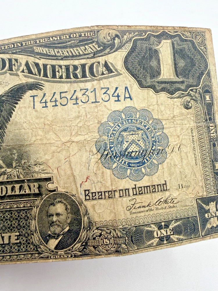 1899 $1 Silver Certificate “Black Eagle” Note Speelman / White Extremely RARE!!