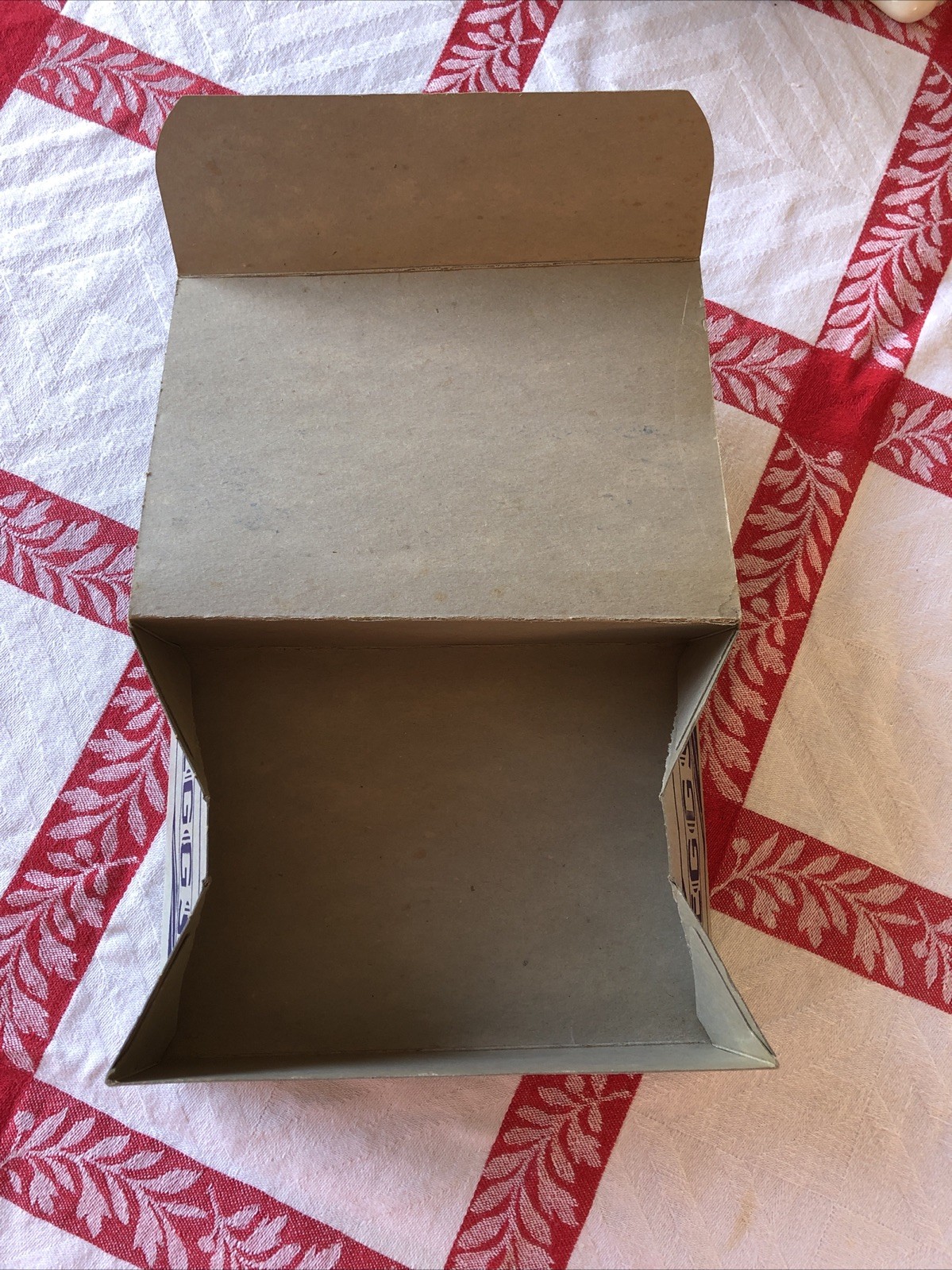 Vintage Ceramic Eggs In Antique Egg Carton