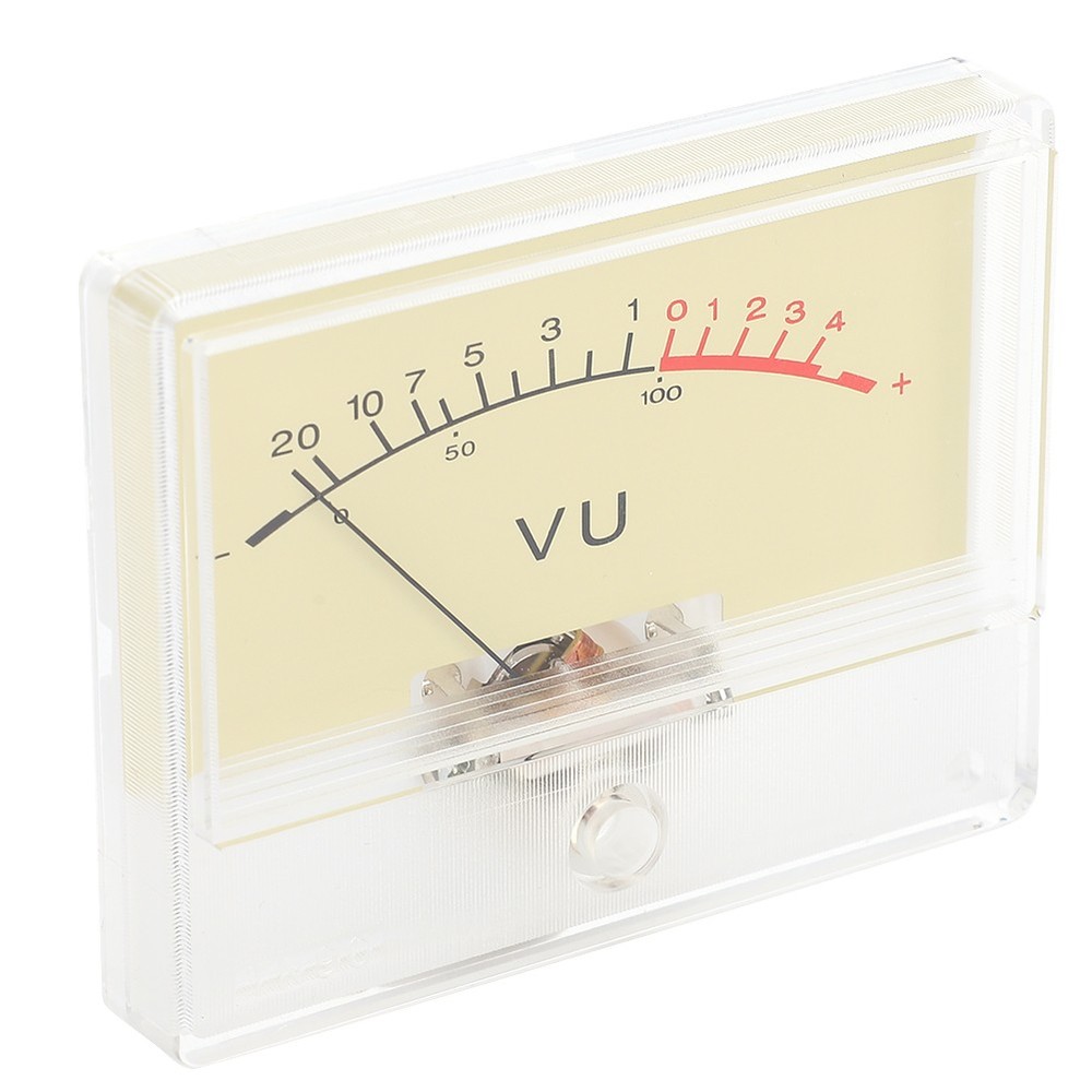 T‑90 DB Amplifier Level VU Meter Header Meter With Light Bulb Audio