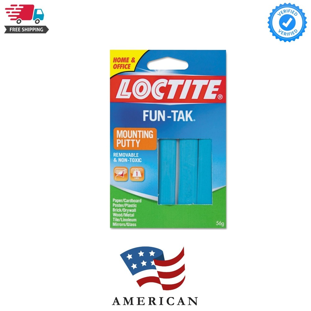 Fun-Tak Mounting Putty, 2 oz, Blue