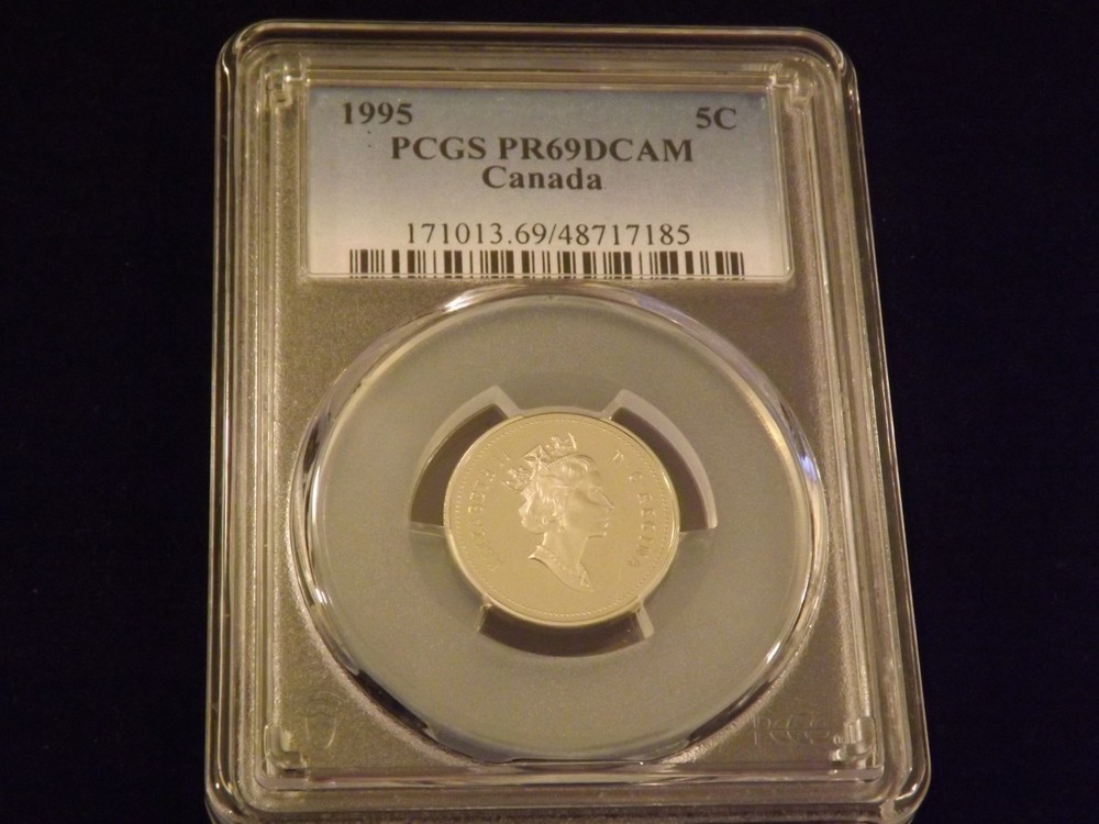 1995    5 C            CANADA            PCGS  PR 69