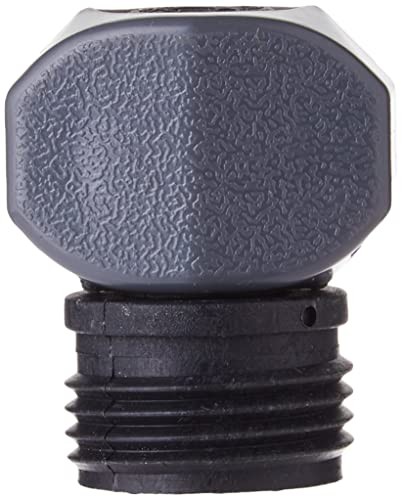 805054-1002 Small Garden Hose Coupling, 1/2 In, Male 1/2 Inch Gray