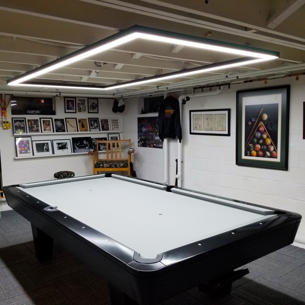 Dimmable 7' 8' 9' Modern Pool Table Lighting Perimeter LED Billiard Lights
